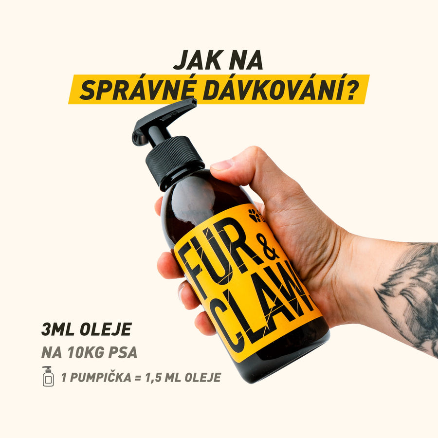 Fell & Krallen | Öl für gesundes Hundefell | 250 ml