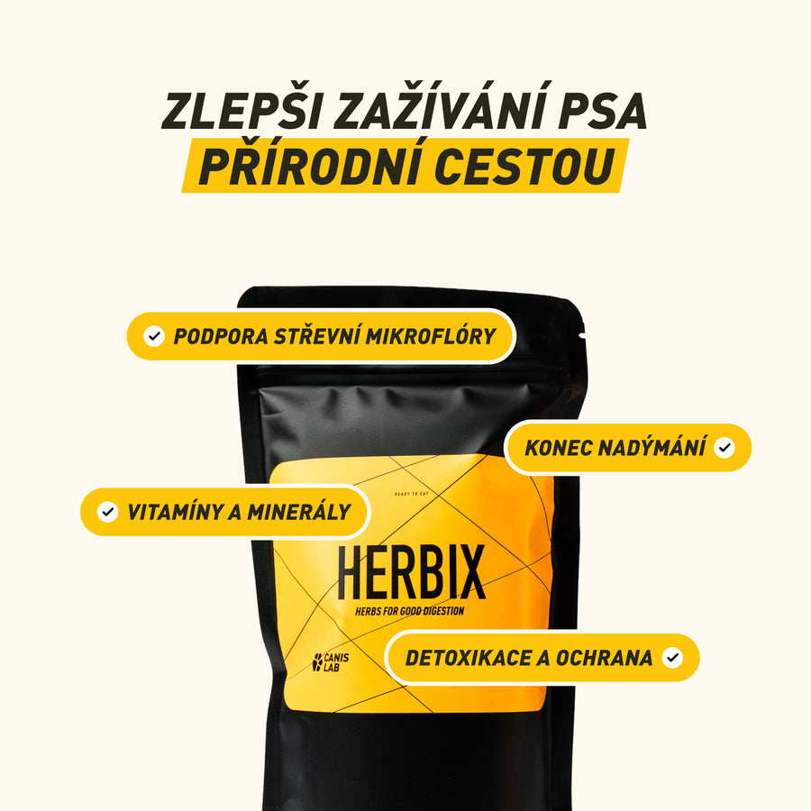 Herbix | Eine Kräutermischung für eine bessere Verdauung des Hundes