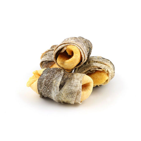 Rybí závitky s jablky | Pamlsky pro psy FISH4DOGS | 90 g