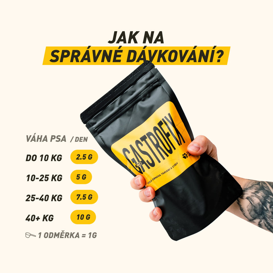 Gastrofix | První pomoc s probiotiky pro okamžité zklidnění podrážděných střev a rychlý restart psího trávení