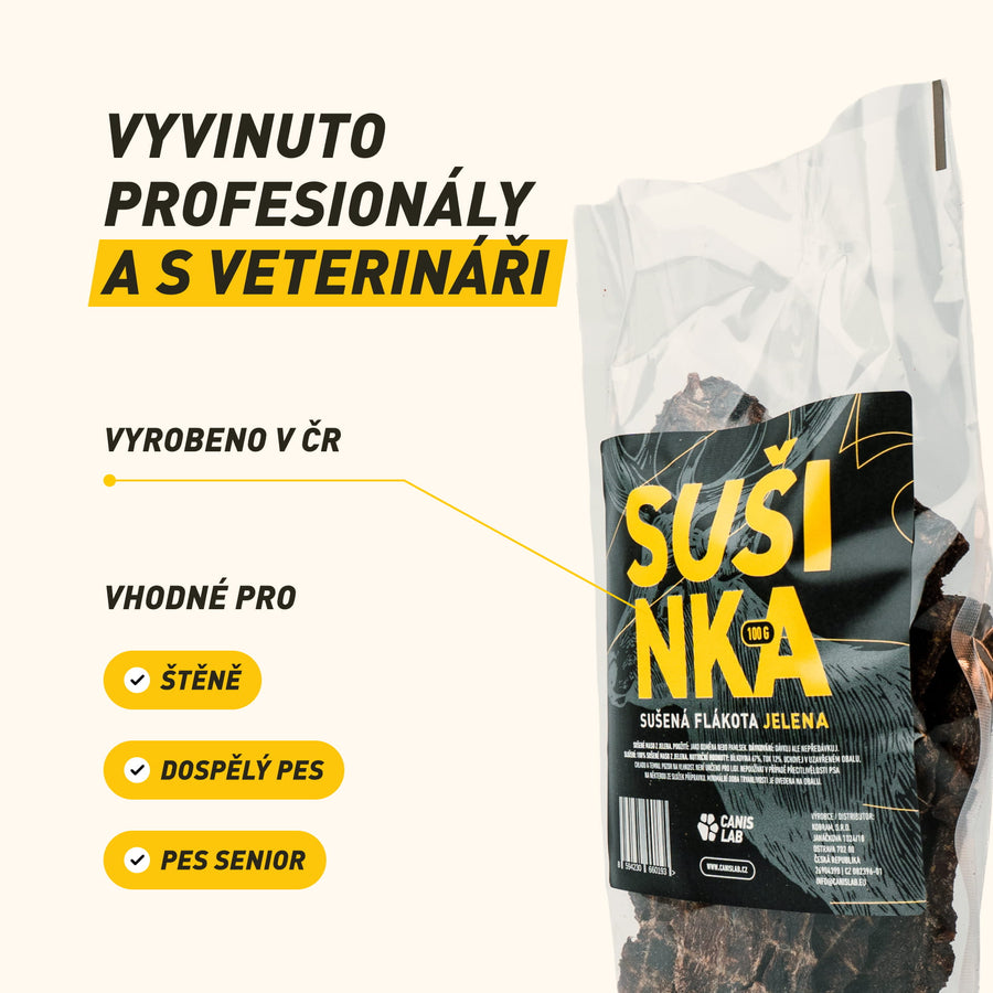 Poctivá Sušinka | 100% sušené maso z české přírody